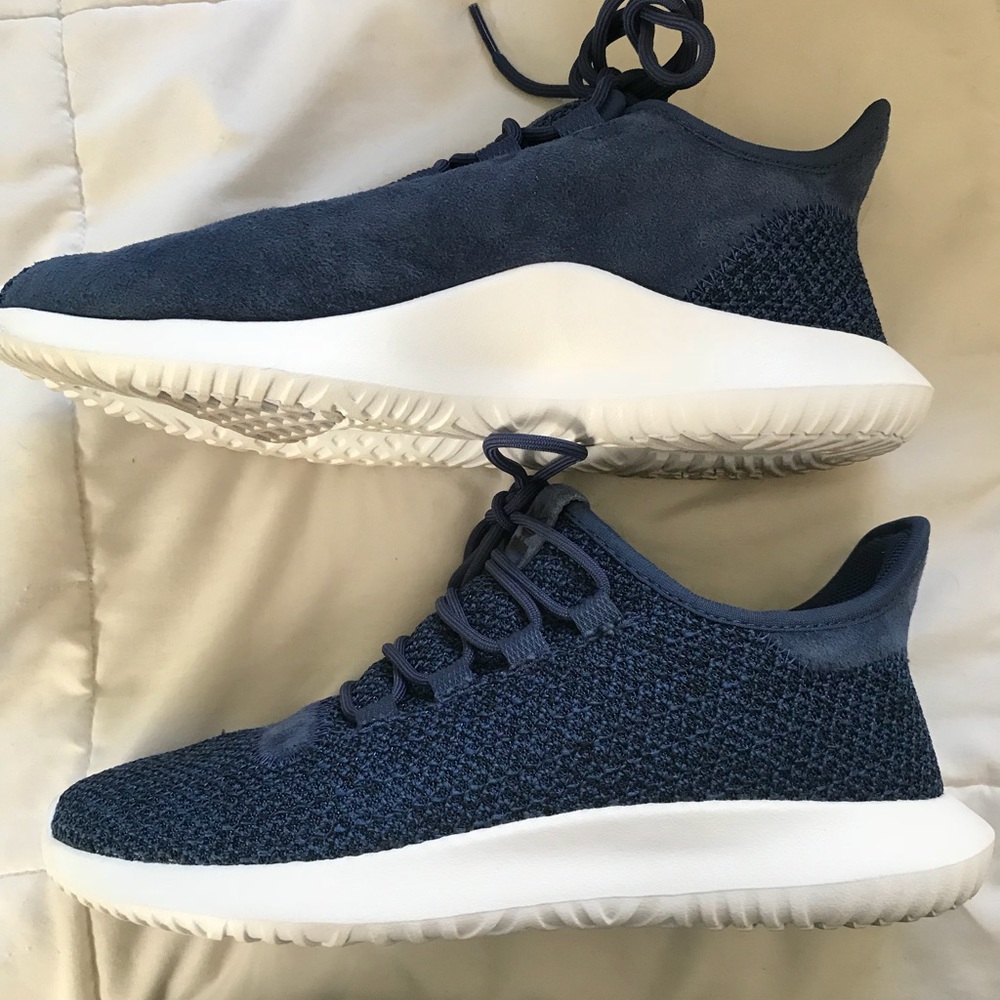 Navy Adidas Tubulars